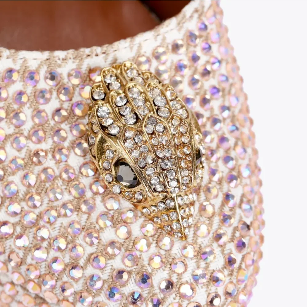 NWT! Kurt Geiger KENSINGTON PLATFORM Bling Heels - SOLD OUT! - Picture 9 of 13